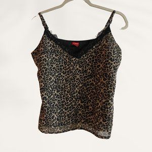 Leopard print "Guess" woven Camisole top.